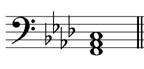 tonic triad F minor