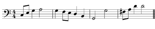 Name the highest and lowest note 1
