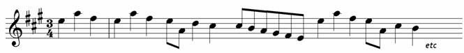 add the missing bar lines to this melody
