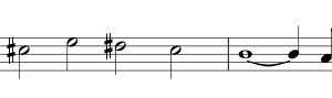 time signature 4/2 Bach