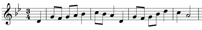 Modal tune in G