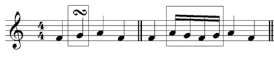 turn above note